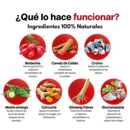 WellNu® | Complejo para el Azúcar en Sangre True Nutra