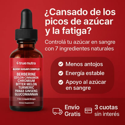 WellNu® | Complejo para el Azúcar en Sangre True Nutra